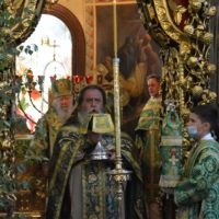 Митрополит Ювеналий возглавил богослужения в праздник Святой Троицы