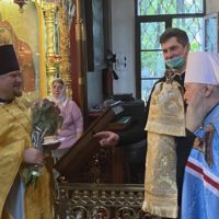 Богослужение в день Крещения Руси в Петропавловском храме
