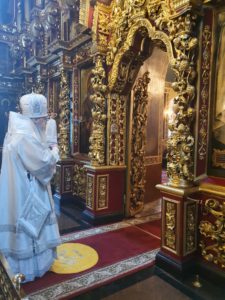 Служение митрополита Ювеналия в день Собора Архангела Михаила