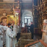 Служение митрополита Ювеналия в день Собора Архангела Михаила