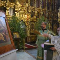 В Петропавловском храме отреставрирована Владимирская икона