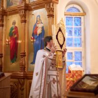 В больничном храме прошла "византийская" Божественная литургия