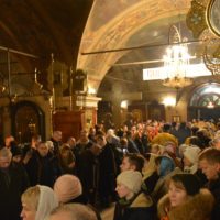 Рождественская архиерейская литургия в Петропавловском храме