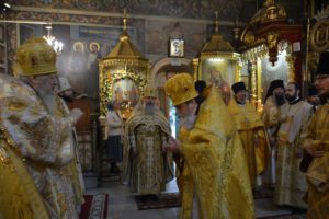 Владыка Ювеналий молитвенно отметил день тезоименитства