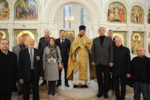 В дар храму на Волжском от войск РХБЗ передана икона "Чернобыльский Спас"