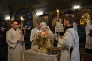 Архиерейские богослужения в праздник Богоявления в Лефортове