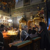 Богослужение в прощенное воскресение в Петропавловском храме