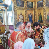 Благочинный возглавил праздник в Введенском храме с.Спирово