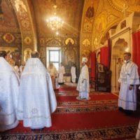 Новый викарий совершил литургию в храме у Салтыкова моста
