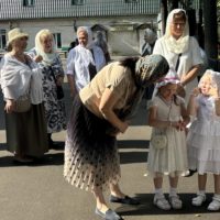 Архиерейское богослужение на Преображение в Лефортово