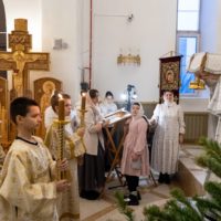Рождественская детская литургия в храме на Волжском