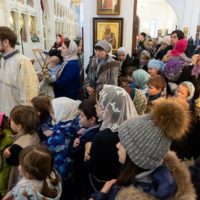 Рождественская детская литургия в храме на Волжском