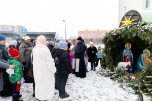 Рождественская детская литургия в храме на Волжском