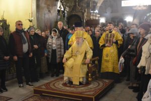 Ночное Рождественское богослужение в Лефортове