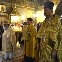Ночное Рождественское богослужение в Лефортове