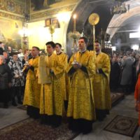 Ночное Рождественское богослужение в Лефортове