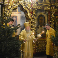 Ночное Рождественское богослужение в Лефортове
