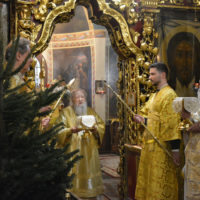 Ночное Рождественское богослужение в Лефортове
