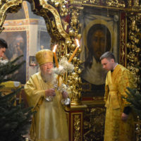 Ночное Рождественское богослужение в Лефортове