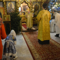 Ночное Рождественское богослужение в Лефортове