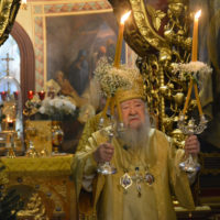 Ночное Рождественское богослужение в Лефортове