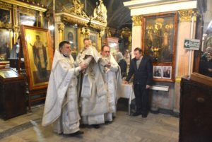 Богослужения в праздник Богоявления в Петропавловском храме