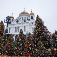 В Рождество Христово Патриарх Кирилл совершил великую вечерню