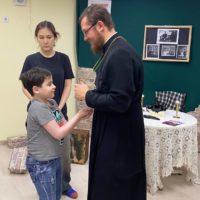 Встреча священника с воспитанниками школы-интерната