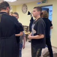 Встреча священника с воспитанниками школы-интерната