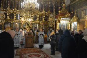 Богослужения в праздник Сретения Господня в Петропавловском храме