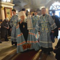 Богослужения в праздник Сретения Господня в Петропавловском храме