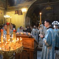 Богослужения в праздник Сретения Господня в Петропавловском храме