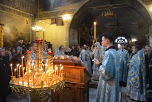 Богослужения в праздник Сретения Господня в Петропавловском храме