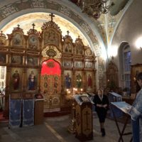 Благочинный совершил богослужение в храме при ГКБ №29