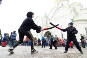 Благотворительная ярмарка на приходе храма на Волжском