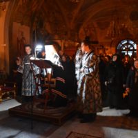 Владыка Ювеналий совершил чтение Великого канона на 1й седмице