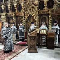 Первая Литургия Преждеосвященных Даров в Петропавловском храме