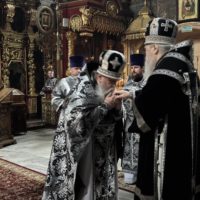 Первая Литургия Преждеосвященных Даров в Петропавловском храме