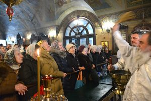 Крещенский сочельник в Петропавловском храме