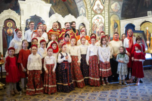 Пасхальная детская литургия в храме у Салтыкова моста