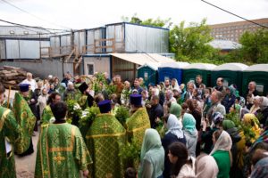 Престольный праздник храма Святой Троицы у Салтыкова моста