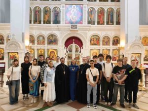 В храме на Волжском состоялся молебен для ГУУ