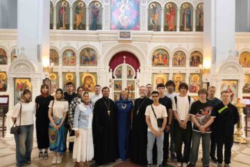 В храме на Волжском состоялся молебен для ГУУ